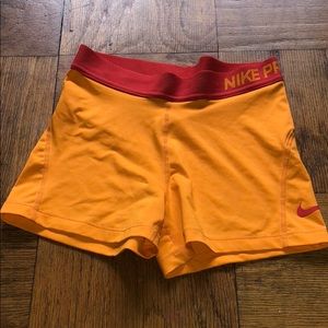 Women Nike pro shorts in size medium
